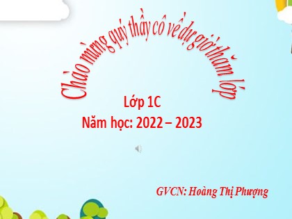 Giáo án Tiếng Việt Lớp 1 - Bài 33: En ên in un - Năm học 2022-2023 - Hoàng Thị Phượng