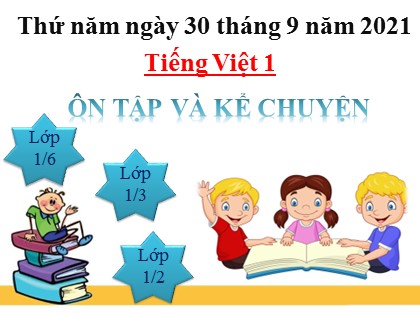 Bài giảng Tiếng Việt 1 (Cánh diều) - Bài 15: Ôn tập và kể chuyện - Năm học 2021-2022