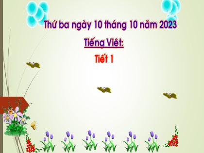 Bài giảng Tiếng Việt 1 (Cánh diều) - Bài 26: Ph ph Qu qu - Năm học 2023-2024