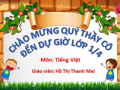 Bài giảng Tiếng Việt 1 (Cánh diều) - Bài 28: Y y - Năm học 2023-2024 - Hồ Thị Thanh Mai