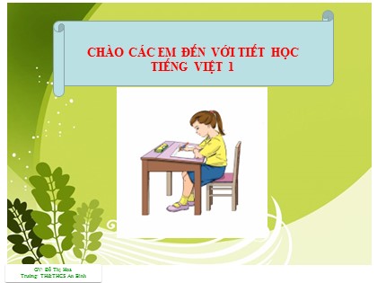 Bài giảng Tiếng Việt 1 (Cánh diều) - Bài 35: Ôn tập và kể chuyện - Năm học 2023-2024