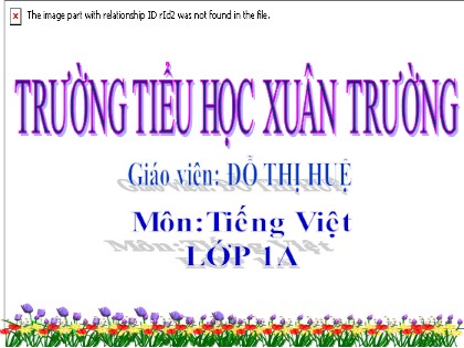 Bài giảng Tiếng Việt 1 (Cánh diều) - Bài 48: at ăt ât - Năm học 2021-2022 - Đỗ Thị Huệ