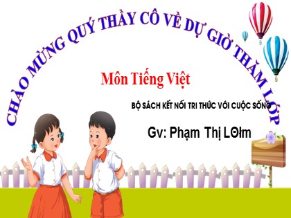 Bài giảng Tiếng Việt 1 (Kết nối tri thức với cuộc sống) - Bài 28: Y y (Tiết 1) - Phạm Thị Liêm