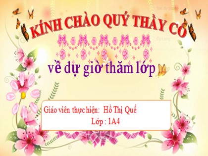 Bài giảng Tiếng Việt 1 (Chân trời sáng tạo) - Chủ đề 10: Ngày chủ nhật - Bài 1: at – ăt – ât - Hồ Thị Quế