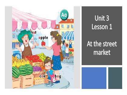 Bài giảng Tiếng Anh 1 (Global success) - Unit 3: At the street market (Lesson 1)