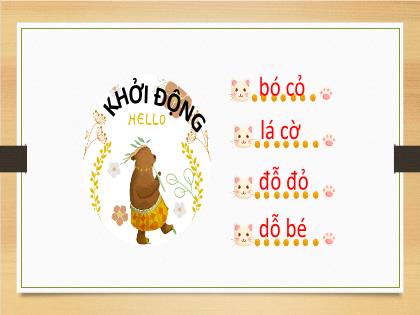 Bài giảng Tiếng Việt Lớp 1 - Bài 11: I i, K k - Trần Thị Thanh Thủy