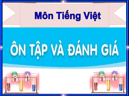Bài giảng Tiếng Việt Lớp 1 - Chủ đề 9: Ôn tập và đánh giá - Bài 2 - Phan Thị Thanh Huyền