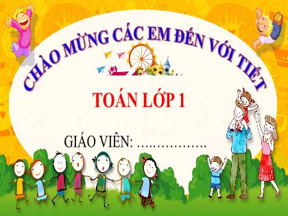 Bài giảng Toán Lớp 1 - Bài 35: Các ngày trong tuần - Năm học 2023-2024 - Trần Thị Thanh Thủy