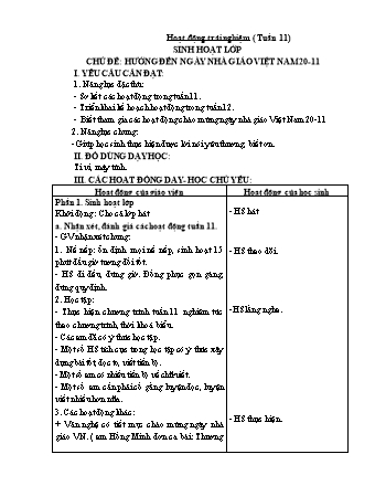 Kế hoạch bài dạy Lớp 1 - Tuần 12 - Năm học 2023-2024 - Trần Thị Thanh Thủy