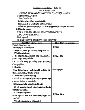 Kế hoạch bài dạy Lớp 1 - Tuần 12 - Năm học 2024-2025 - Phan Thị Thanh Huyền