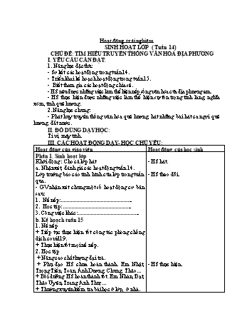 Kế hoạch bài dạy Lớp 1 - Tuần 15 - Năm học 2023-2024 - Trần Thị Thanh Thủy