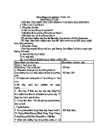 Kế hoạch bài dạy Lớp 1 - Tuần 15 - Năm học 2024-2025 - Phan Thị Thanh Huyền