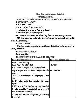Kế hoạch bài dạy Lớp 1 - Tuần 15 - Năm học 2024-2025 - Trần Thị Thanh Thủy