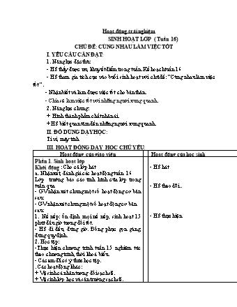 Kế hoạch bài dạy Lớp 1 - Tuần 17 - Năm học 2023-2024 - Trần Thị Thanh Thủy