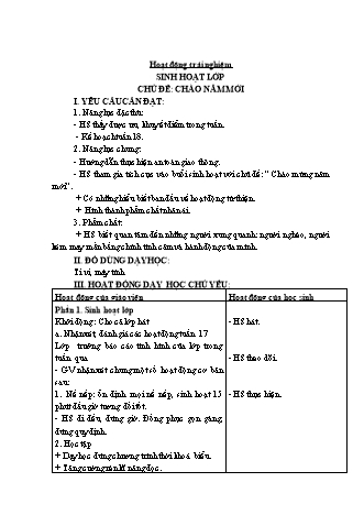 Kế hoạch bài dạy Lớp 1 - Tuần 18 - Năm học 2023-2024 - Trần Thị Thanh Thủy