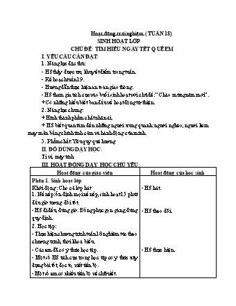 Kế hoạch bài dạy Lớp 1 - Tuần 19 - Năm học 2024-2025 - Trần Thị Thanh Thủy