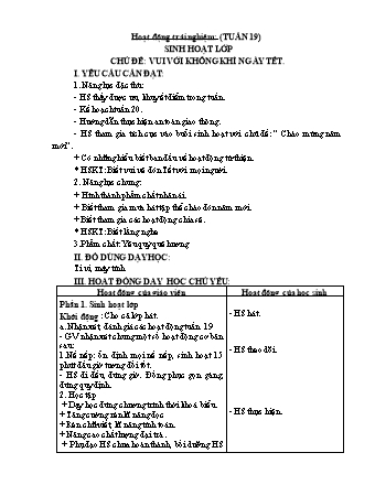 Kế hoạch bài dạy Lớp 1 - Tuần 20 - Năm học 2024-2025 - Phan Thị Thanh Huyền