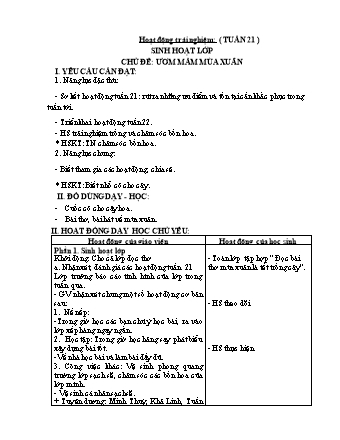 Kế hoạch bài dạy Lớp 1 - Tuần 22 - Năm học 2024-2025 - Phan Thị Thanh Huyền