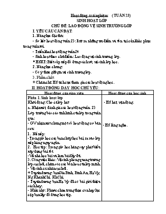 Kế hoạch bài dạy Lớp 1 - Tuần 24 - Năm học 2024-2025 - Nguyễn Thị Nguyên