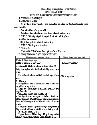 Kế hoạch bài dạy Lớp 1 - Tuần 24 - Năm học 2024-2025 - Phan Thị Thanh Huyền
