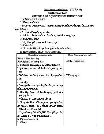 Kế hoạch bài dạy Lớp 1 - Tuần 24 - Năm học 2024-2025 - Trần Thị Thanh Thủy