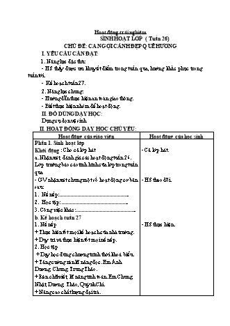 Kế hoạch bài dạy Lớp 1 - Tuần 27 - Năm học 2023-2024 - Trần Thị Thanh Thủy