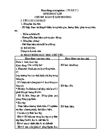 Kế hoạch bài dạy Lớp 1 - Tuần 28 - Năm học 2023-2024 - Trần Thị Thanh Thủy