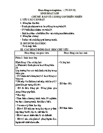 Kế hoạch bài dạy Lớp 1 - Tuần 29 - Năm học 2023-2024 - Phan Thị Thanh Huyền