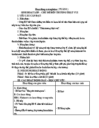 Kế hoạch bài dạy Lớp 1 - Tuần 4 - Năm học 2023-2024 - Trần Thị Thanh Thủy