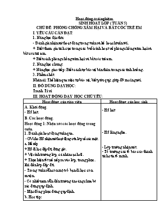 Kế hoạch bài dạy Lớp 1 - Tuần 6 - Năm học 2024-2025 - Trần Thị Thanh Thủy