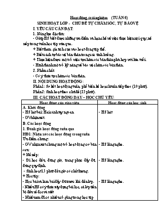 Kế hoạch bài dạy Lớp 1 - Tuần 7 - Năm học 2023-2024 - Trần Thị Thanh Thủy