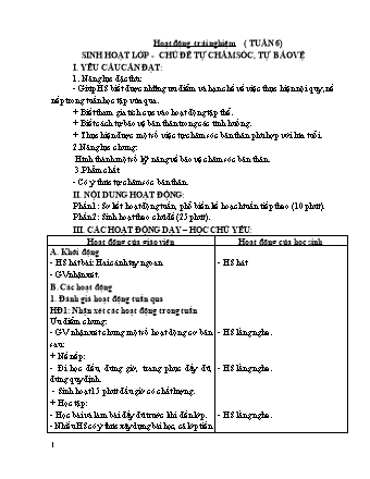 Kế hoạch bài dạy Lớp 1 - Tuần 7 - Năm học 2024-2025 - Nguyễn Thị Chung