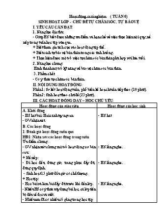 Kế hoạch bài dạy Lớp 1 - Tuần 7 - Năm học 2024-2025 - Trần Thị Thanh Thủy