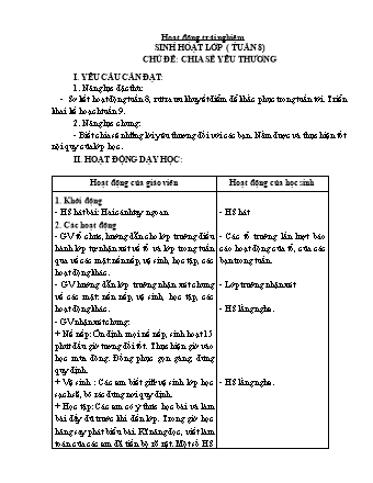 Kế hoạch bài dạy Lớp 1 - Tuần 9 - Năm học 2023-2024 - Trần Thị Thanh Thủy