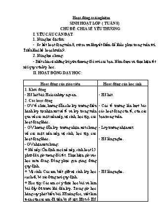 Kế hoạch bài dạy Lớp 1 - Tuần 9 - Năm học 2024-2025 - Trần Thị Thanh Thủy